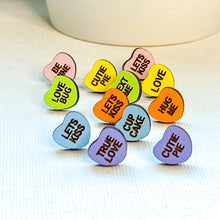 Load image into Gallery viewer, Conversation heart studs
