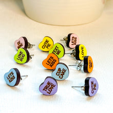 Load image into Gallery viewer, Conversation heart studs
